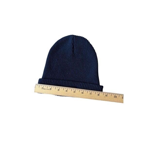 PATAGONIA Big KIDS LOGO BEANIE fits All  Navy Blue - Picture 7 of 7